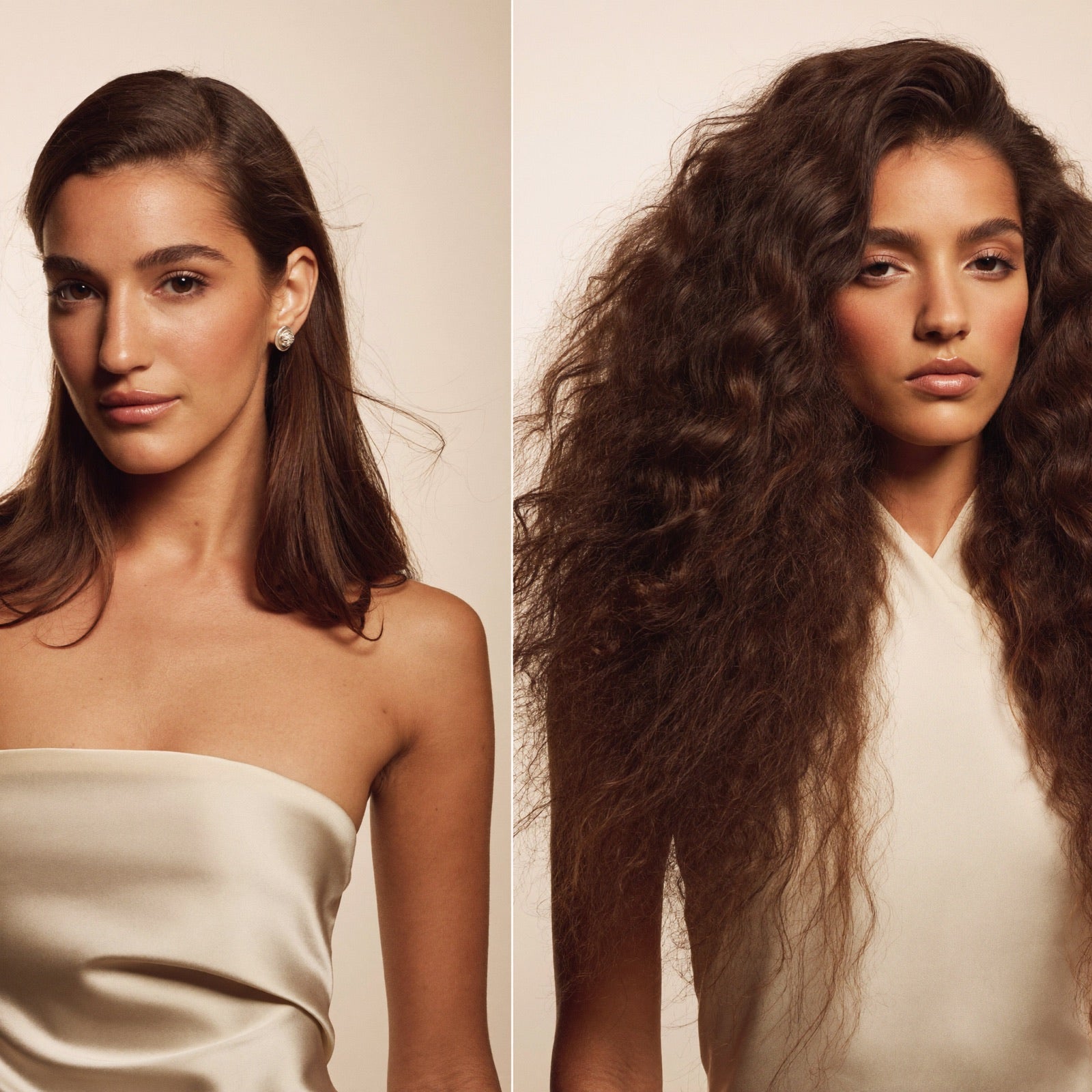 Antes y después: de melena fina a melena larga y voluminosa con extensiones