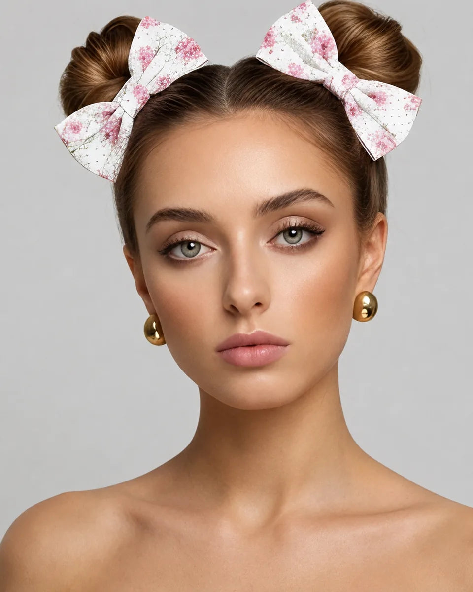 Space buns con lazos